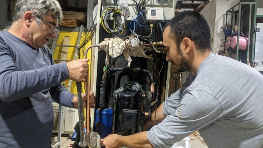 החלפת מאיידים - שחר הנדסת מיזוג אוויר