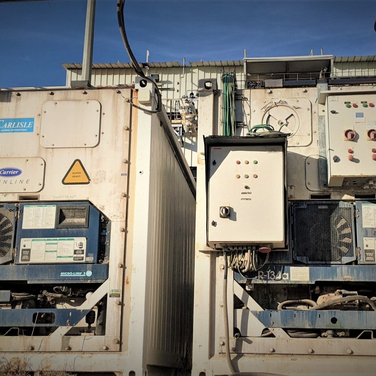 החלפת מדחס במכולות קירור - שחר הנדסת מיזוג אוויר